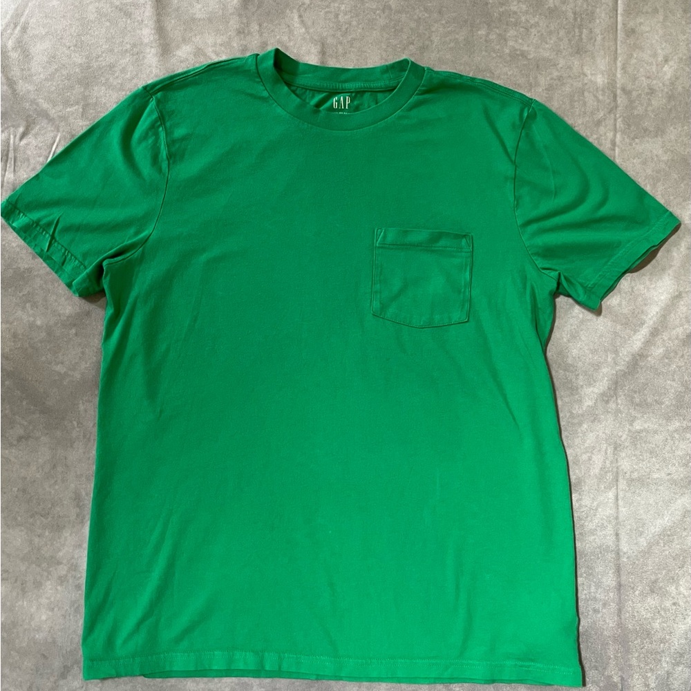 GAP Green Short Sleeve Tee Vibrant Cotton